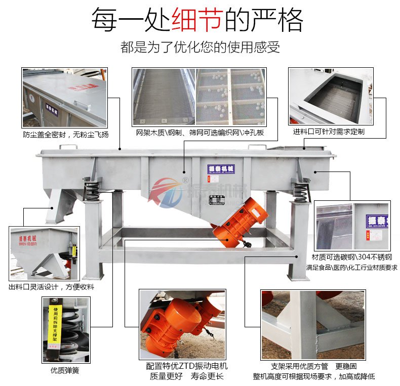 鐵塊研磨石除雜振動篩